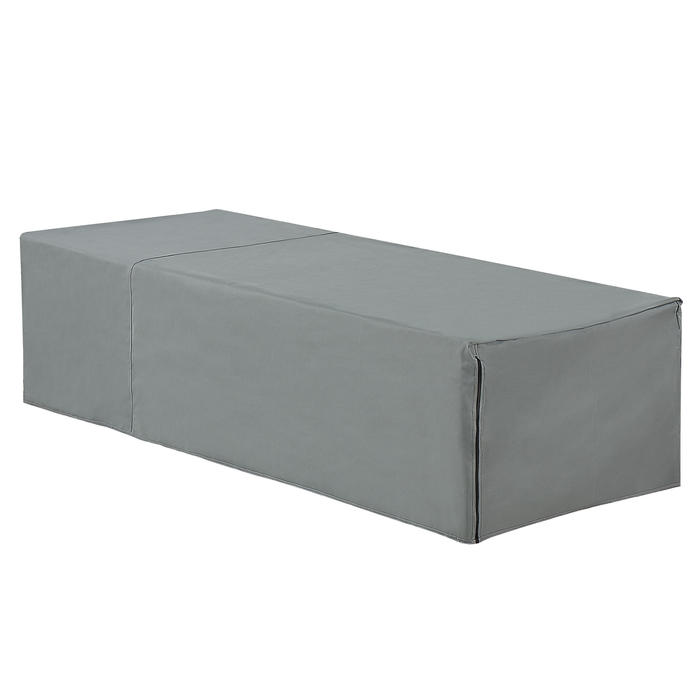 Beliani - CHUVA - Beschermhoes voor ligstoelen - Grijs - Polyester