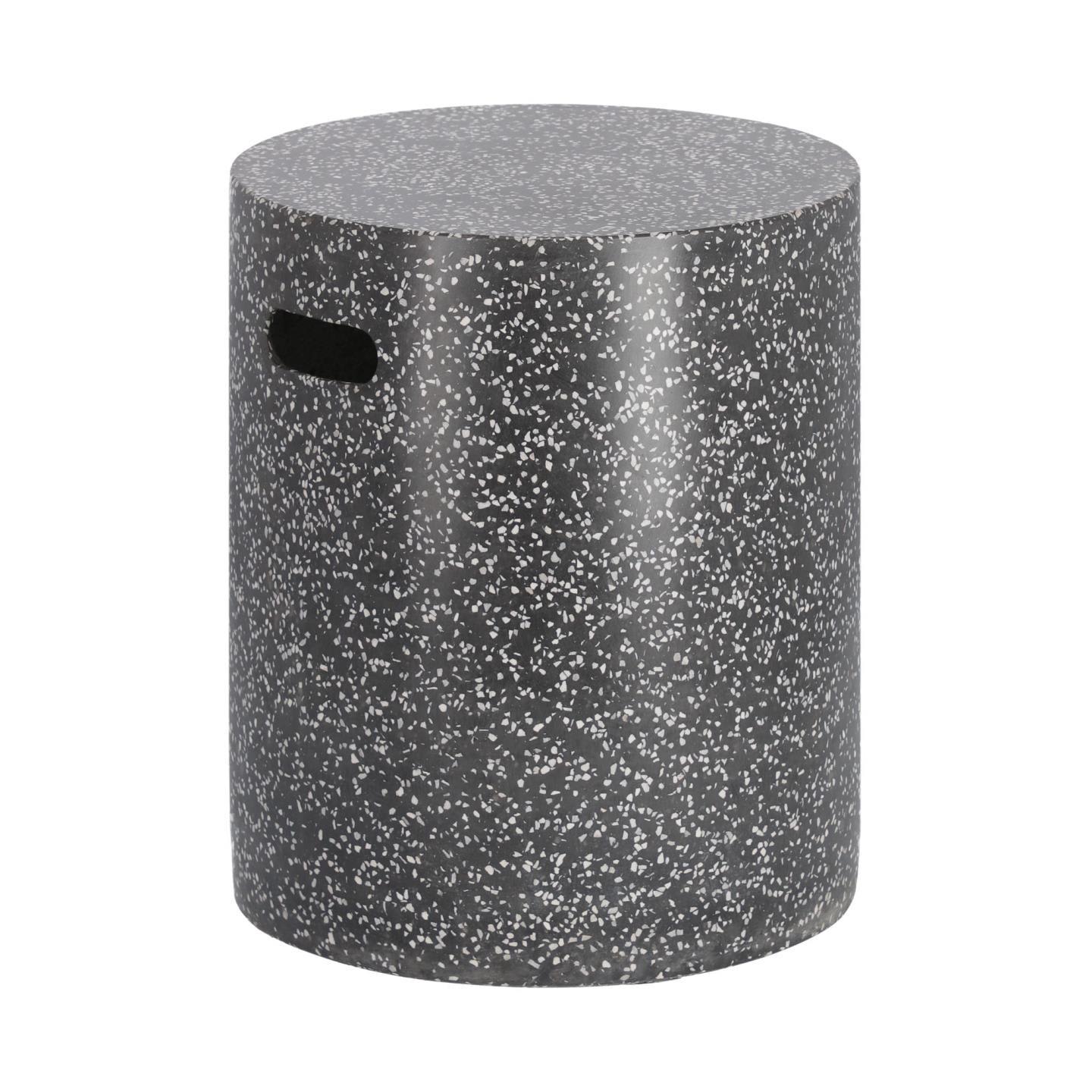 Kave Home - Jenell kruk zwart terrazzo Ø 35 cm