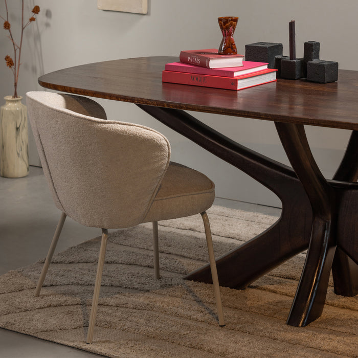 WOOOD Admit Eetkamerstoel - Pebble