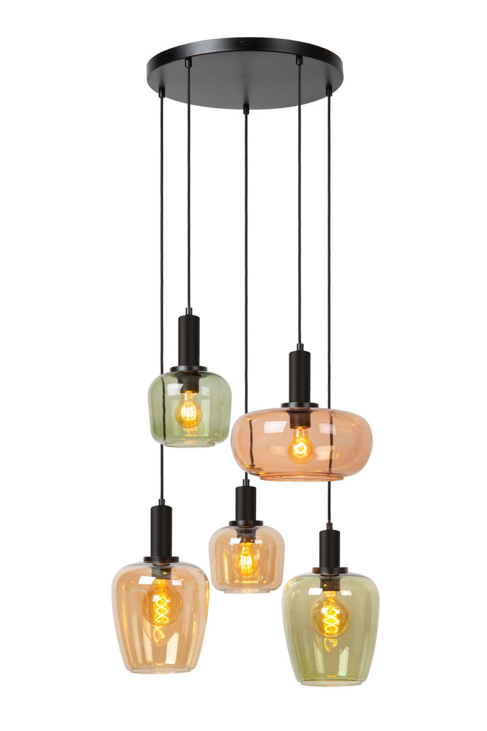 Lucide ILONA Hanglamp - Zwart