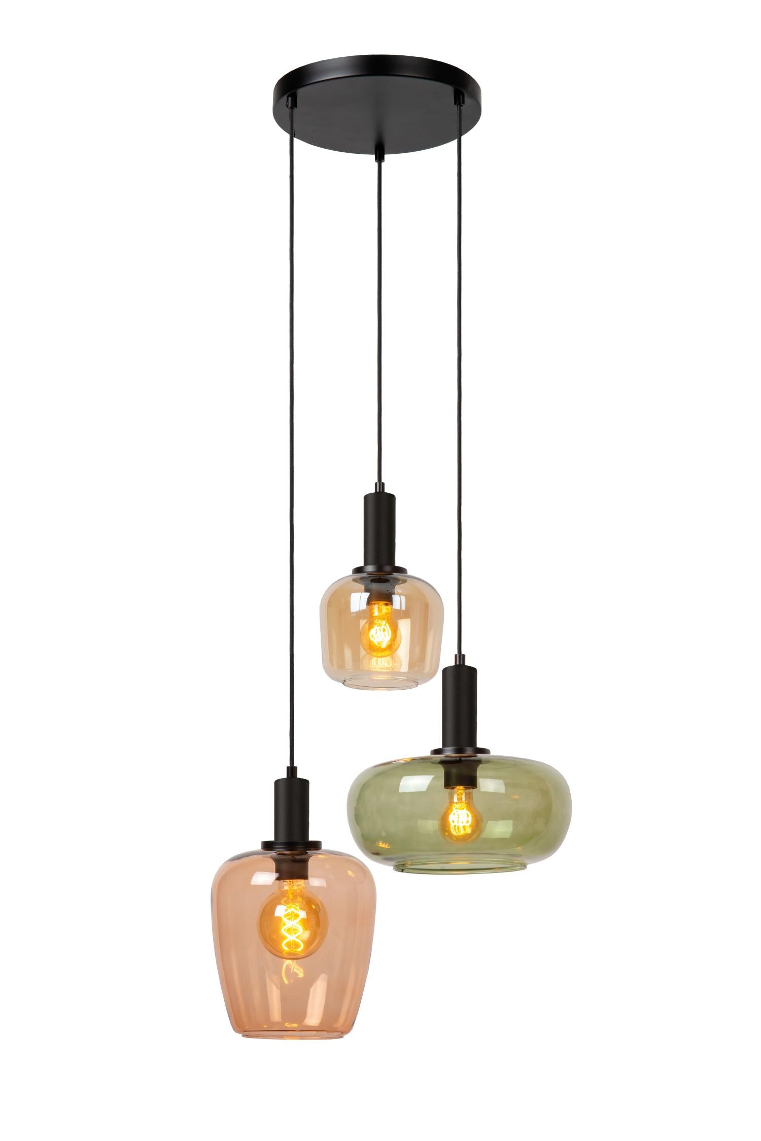 Lucide ILONA Hanglamp - Zwart