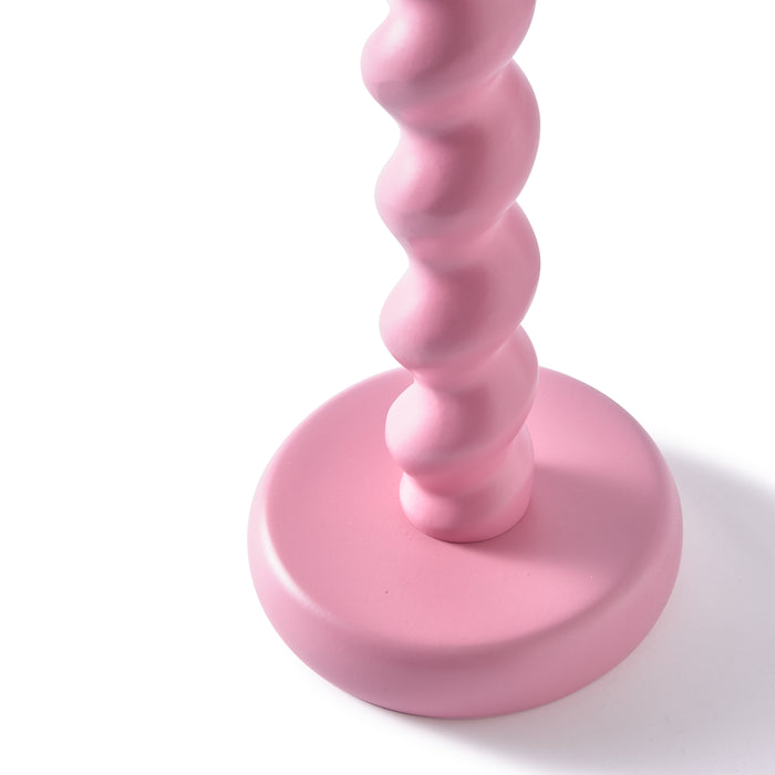 POLSPOTTEN Twister Kandelaar - XL - Lichtroze