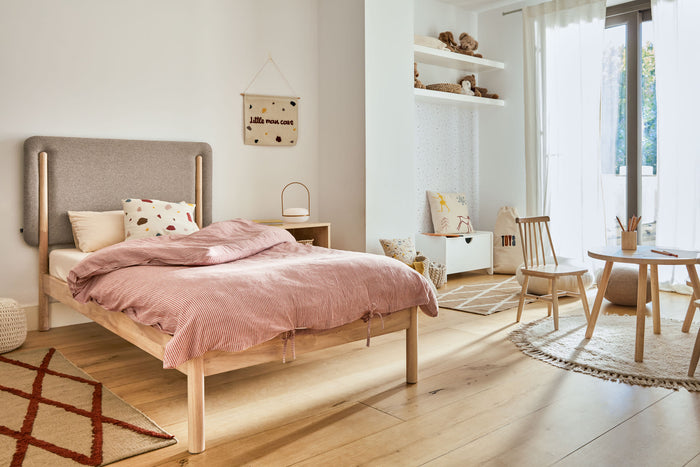 Kave Home - Ronde kindertafel Dilcia in massief rubberhout Ø 55 cm