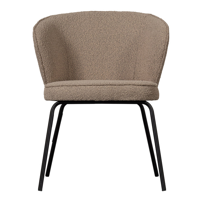 WOOOD Admit Eetkamerstoel - Bouclé Beige
