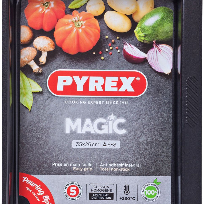 Pyrex - Braadslede Rechthoek 35 x 26 cm - Pyrex | Magic