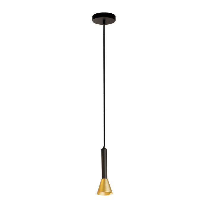 Searchlight Signal Hanglamp - Zwart/Goud