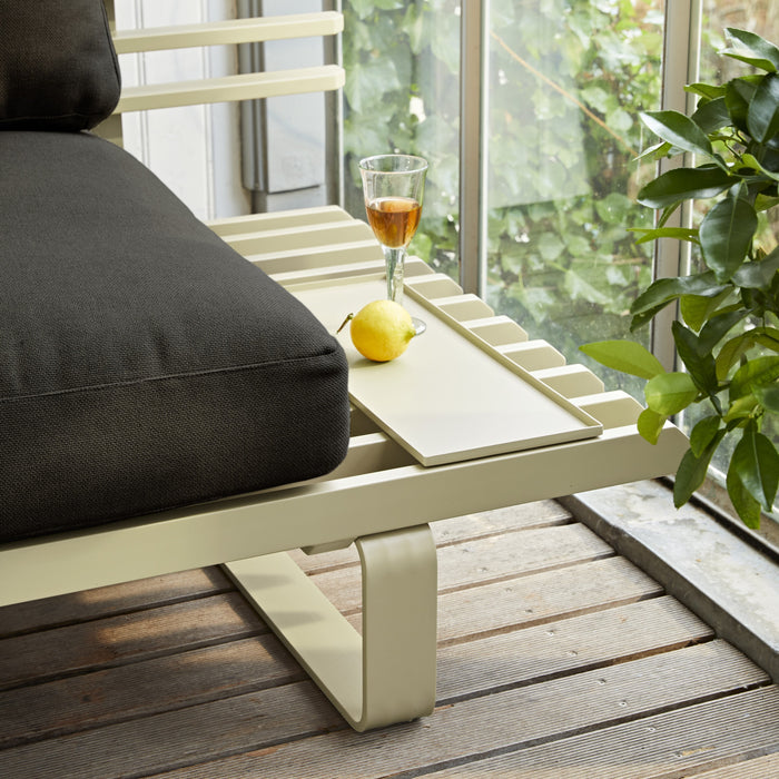 HKliving Lounge Tuinbank Kussenset - Zwart