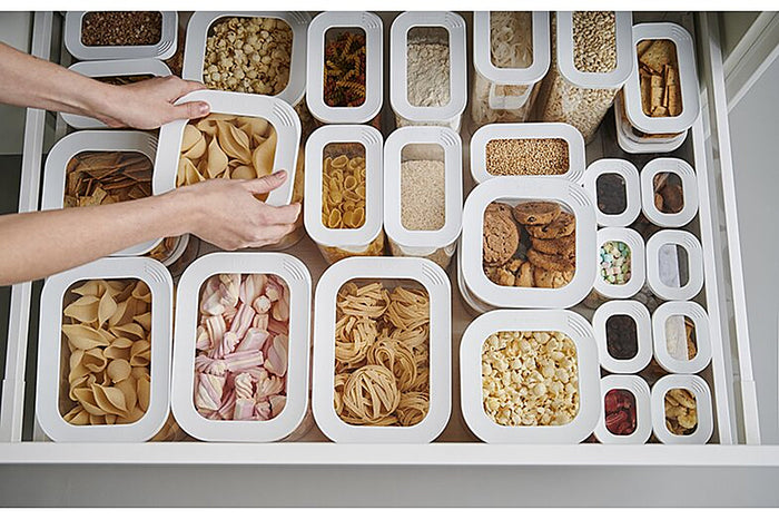 Starterset bewaardoos Modula 9-delig - wit