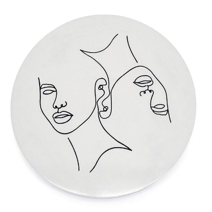 Furnilux -  Wand deco Abstract groot Clay