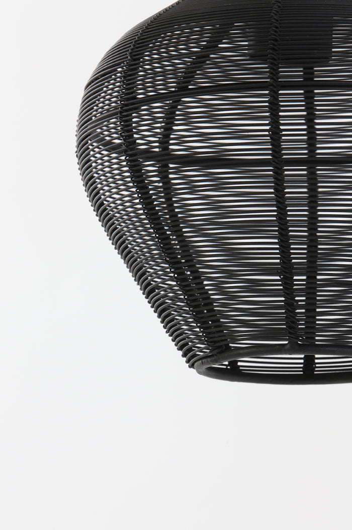 Light & Living Light&living Hanglamp Ø20x22 cm ALVARO mat zwart