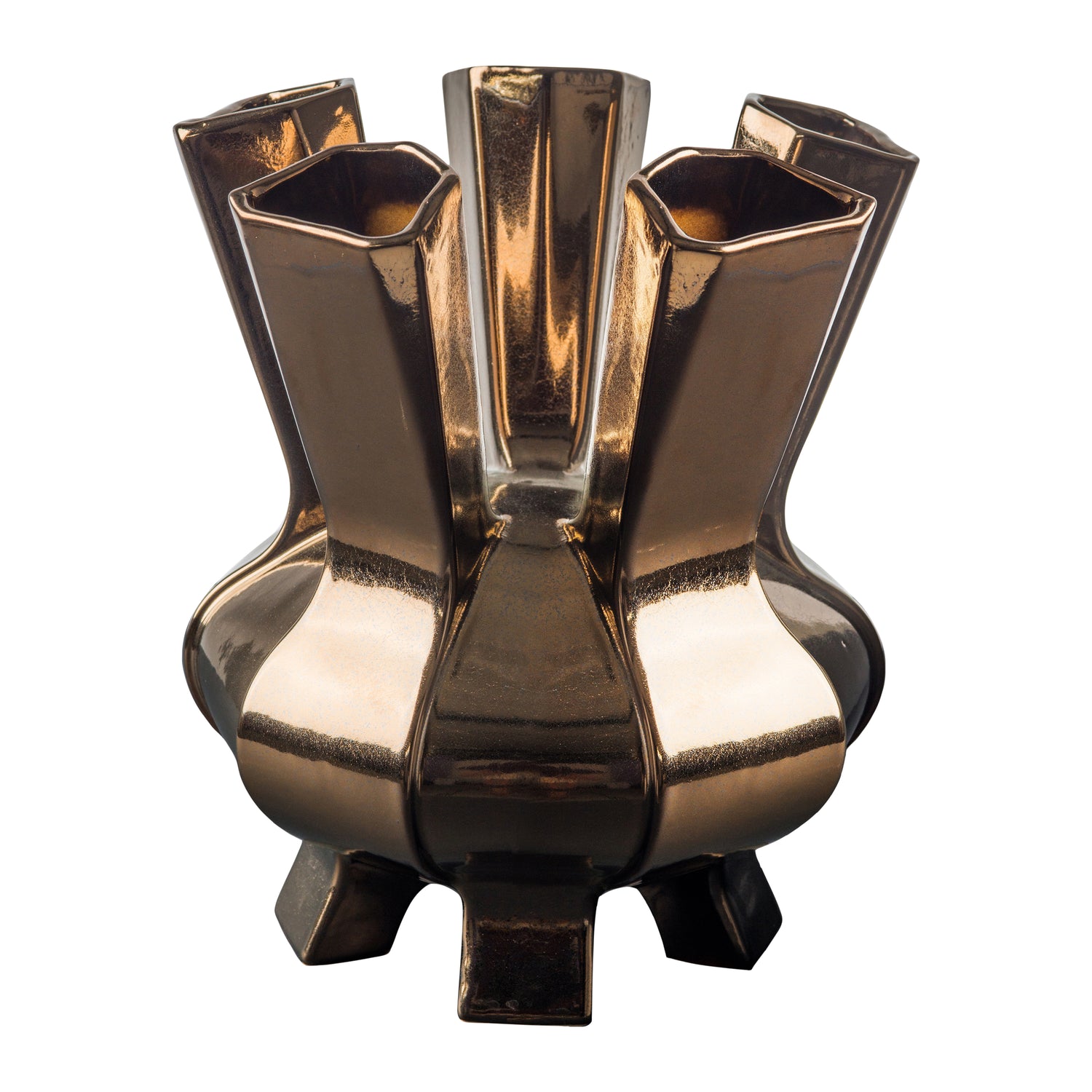 POLSPOTTEN Puyi Vaas - Brons