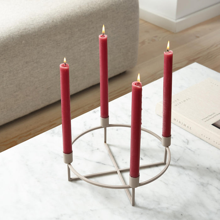 4flames kandelaar Ø28 wit