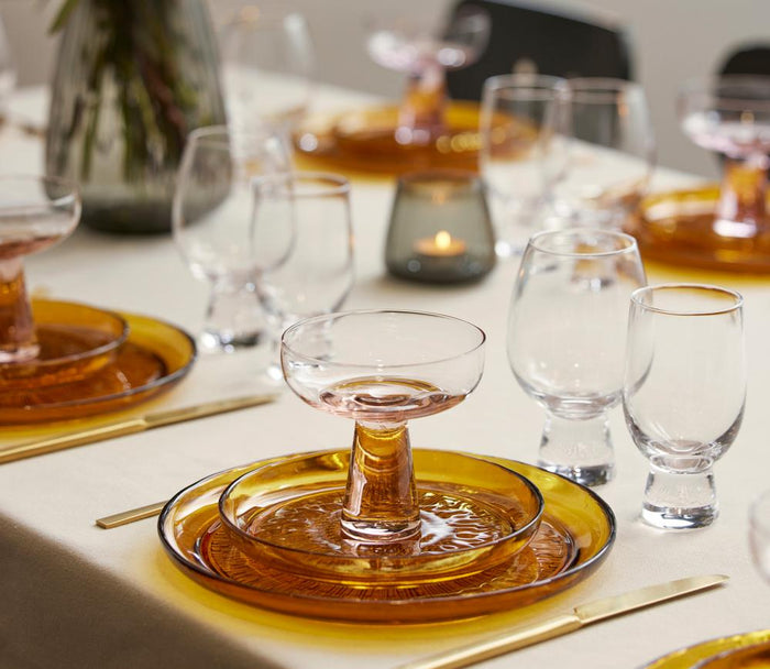 Bitz Statue Champagneglazen 2 st. - Roze