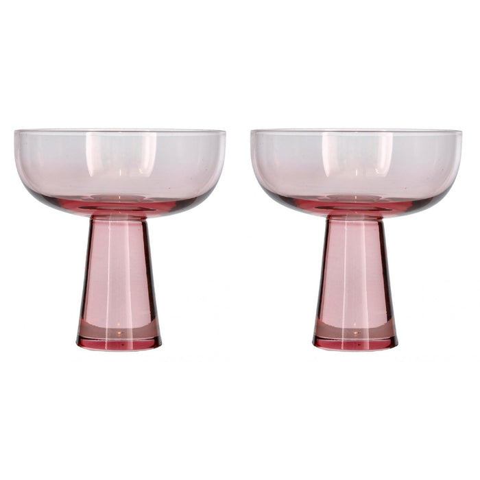 Bitz Statue Champagneglazen 2 st. - Roze