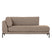 vtwonen Couple Lounge Bank Element Rechts - Polyester - Mud