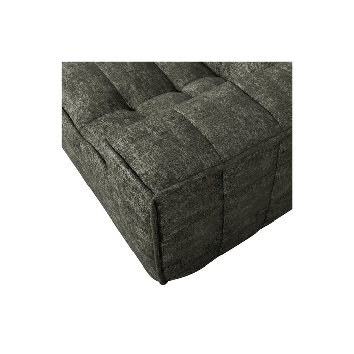 WOOOD Timor 4-Zits Bank - Polyester - Warm Groen Melange - 81x297x92