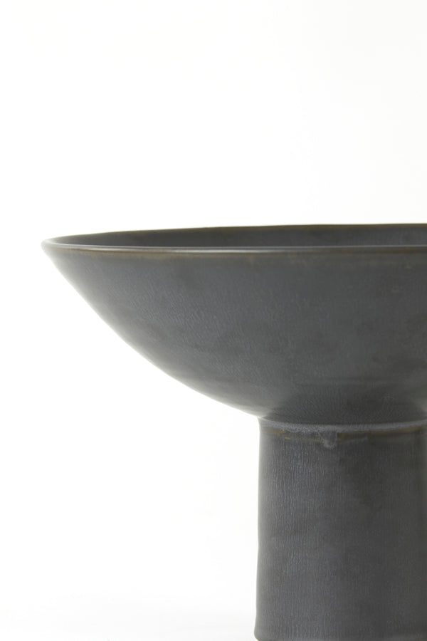 Light & Living - Schaal LEVANI - Ø28x18.5cm - Zwart