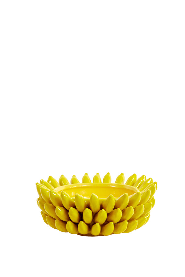 Light & Living - Schaal ZITA - Ø34x15cm - Geel