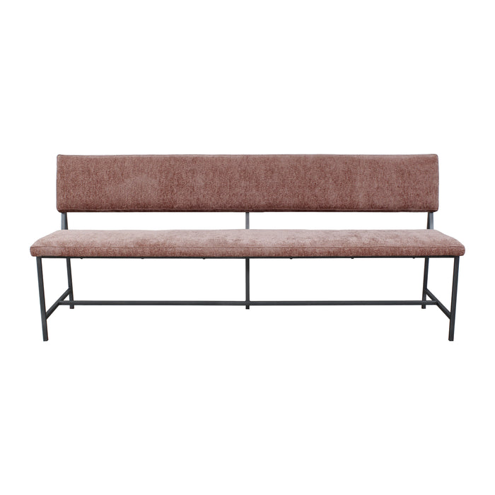 by fonQ Spare Eetkamerbank - B 180 cm - Flamingo
