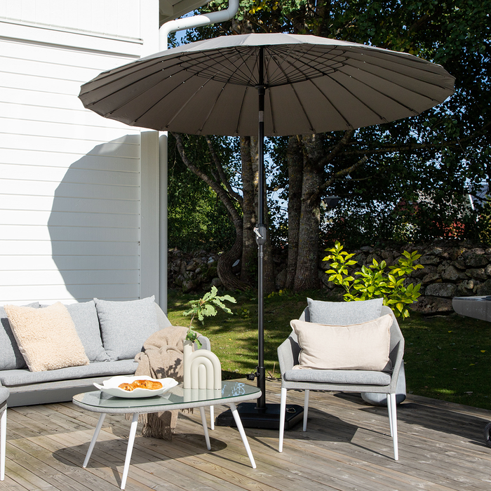 Nest outdoor Einar Parasol Ø 270 cm - Grijs