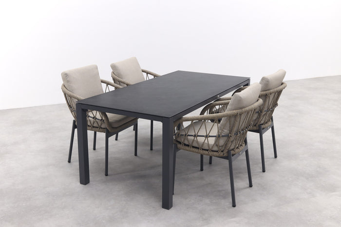 VDG Julia|Chaneo tuinset - 180x90 cm. - 5-delig