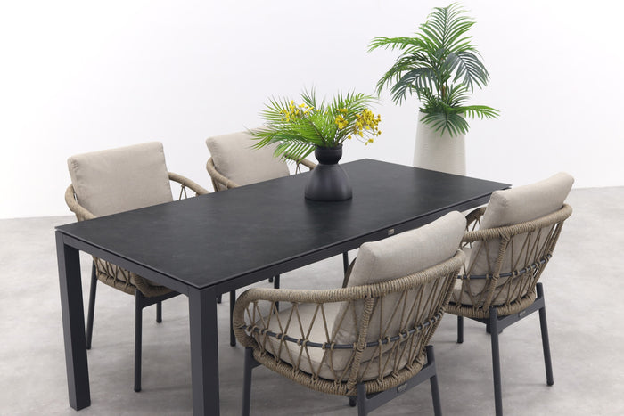 VDG Julia|Chaneo tuinset - 180x90 cm. - 5-delig