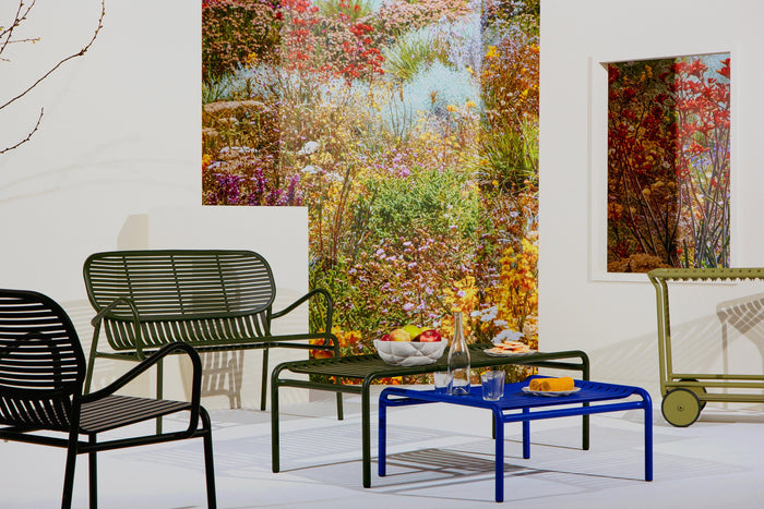 Petite Friture Week-end tuinbank 2-zits Ocean Blue