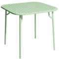 Petite Friture Week-end tuintafel 85x85 Pastel Green