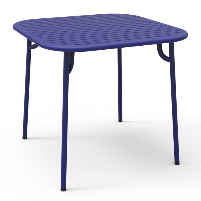 Petite Friture Week-end tuintafel 85x85 Grey Blue