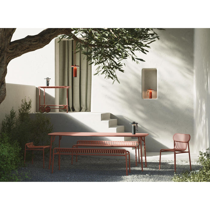 Petite Friture Week-end tuintafel 220x85 met dicht blad Coral