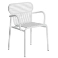 Petite Friture Week-end tuinstoel met armleuningen Pearl Grey