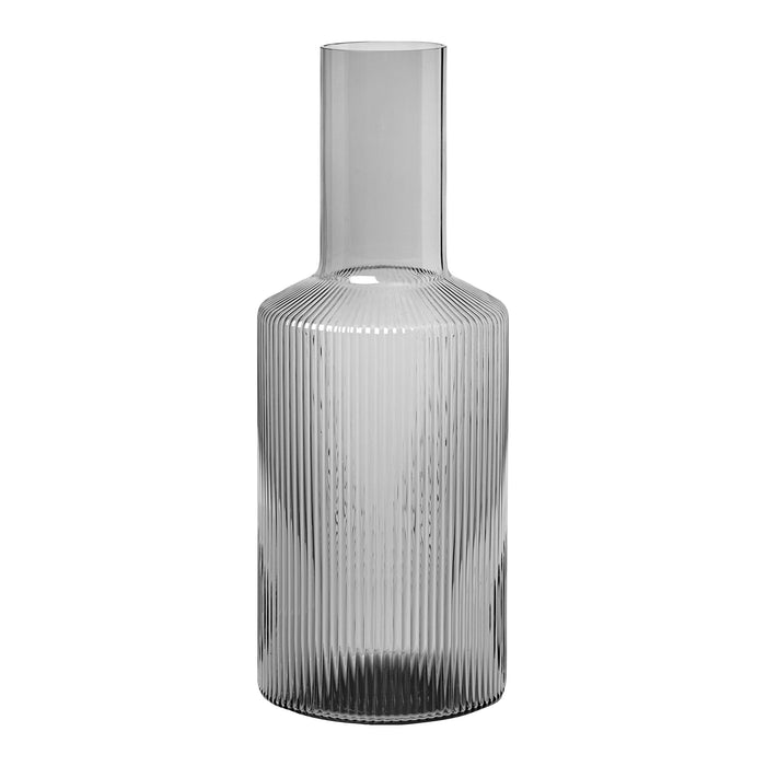 Ferm Living Ripple Karaf 1 L - Smoked Grey