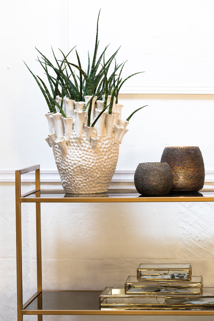 Light & Living Kast 3L 100x40x90 cm MARIKI glas smoke-goud