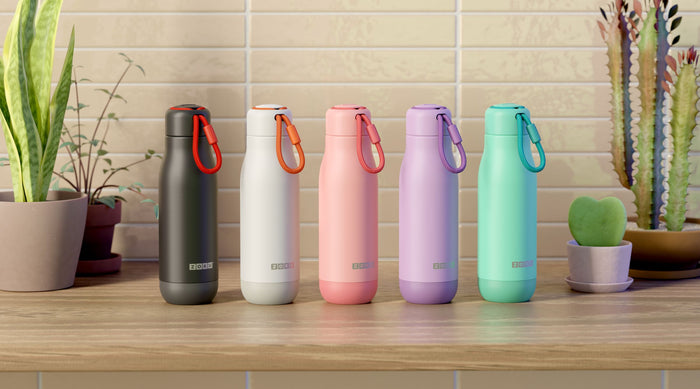 Zoku - Thermosfles RVS, 500 ml, Grijs - Zoku | Hydration