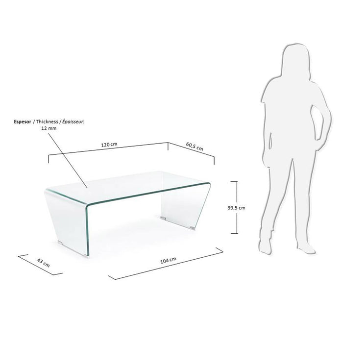 Kave Home Burano Salontafel - 120 x 60 cm
