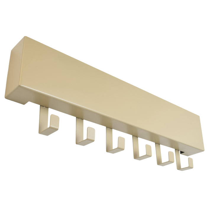 LOFT42 Mula Wandkapstok - 61x19x6 - Beige - Metaal - 6 haken