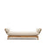 Kave Home - Ligstoel Catalina beige van touw en massief acaciahout FSC