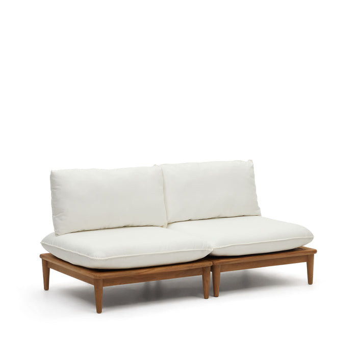 Kave Home - Set Portitxol van 2 modulaire fauteuils in massief