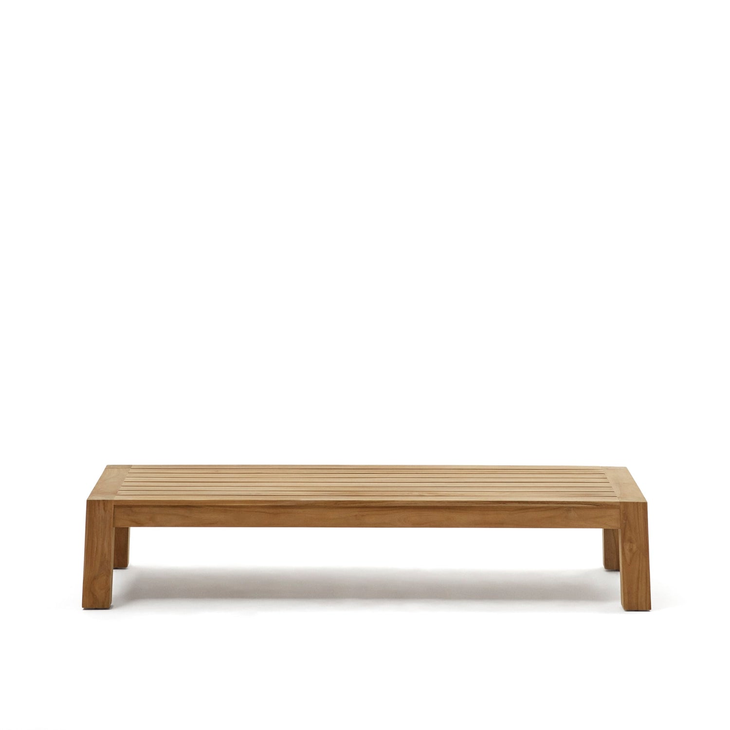 Kave Home - Forcanera salontafel in massief teakhout 150 x 71 cm
