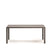 Kave Home - Culip buitentafel in aluminium met bruine afwerking 180 x