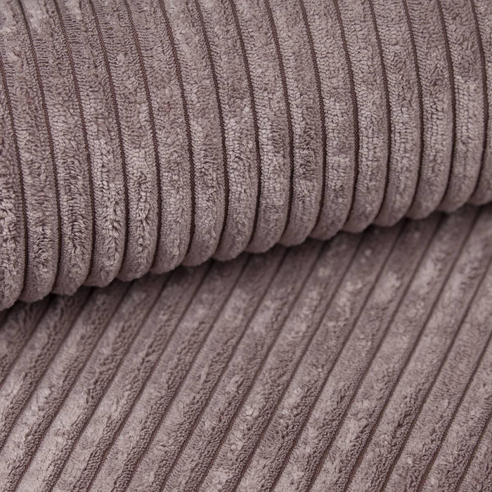 NADUVI Collection Galine 3-zitsbank met Slaapfunctie - Ribstof - Roze