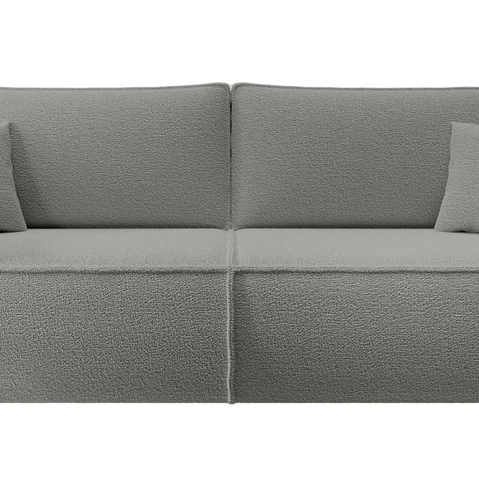 NADUVI Collection Galine 3-zitsbank met Slaapfunctie - Bouclé - Grijs