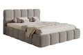 NADUVI Collection Chloe Bedframe 140 x 200 cm - met Opbergvak - Bouclé - Grijs
