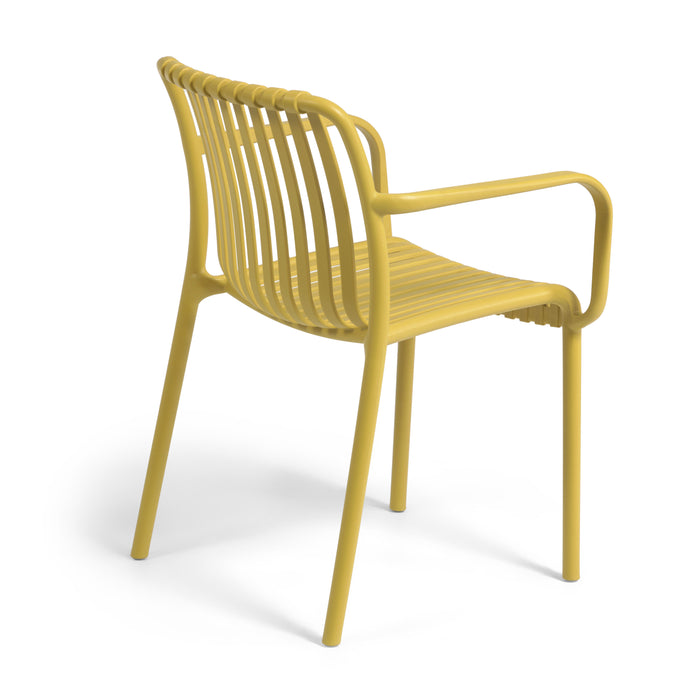 Kave Home - Isabellini tuinstoel geel
