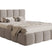 NADUVI Collection Chloe Bedframe 140 x 200 cm - met Opbergvak - Bouclé - Taupe