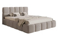 NADUVI Collection Chloe Bedframe 140 x 200 cm - met Opbergvak - Bouclé - Taupe