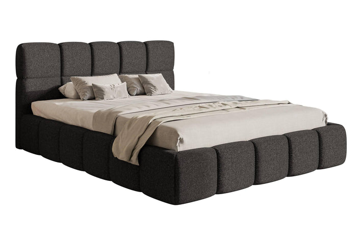 NADUVI Collection Chloe Bedframe 180 x 200 cm - Chenille - Antraciet