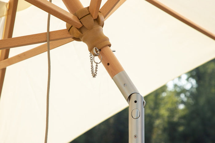 Nest outdoor Edit verstelbare parasol wit - Ø 2,5 meter