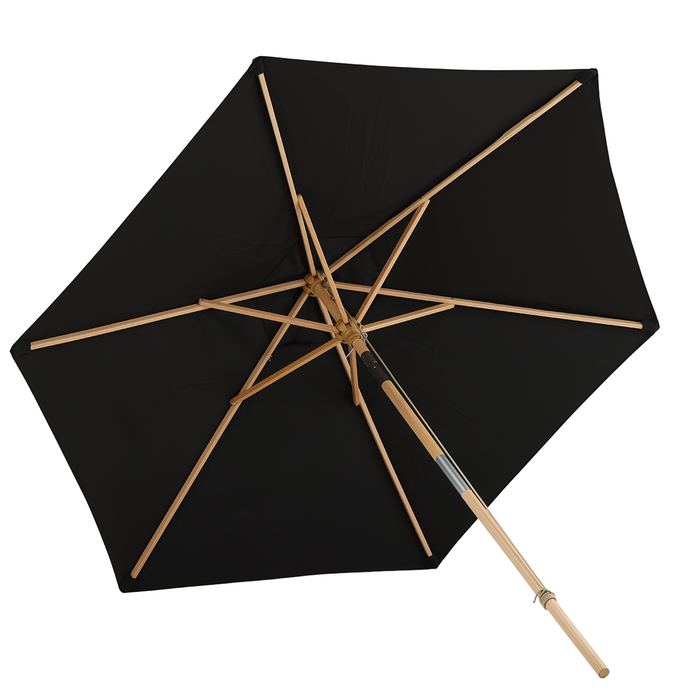 Nest outdoor Edit Parasol Ø250 cm - Zwart