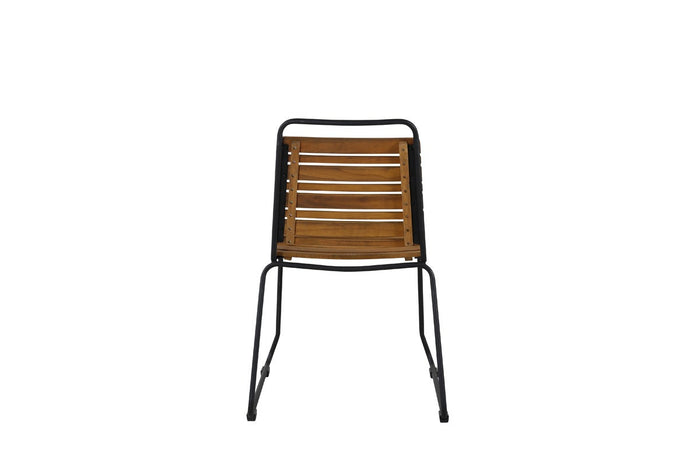 Nest outdoor Lasse houten tuinstoel naturel